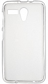 Чехол Drobak Elastic PU для Lenovo A606 (White Clear)