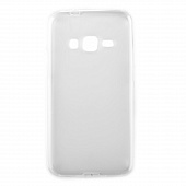 Накладка Drobak Elastic PU для Samsung Galaxy J1 2016 SM-J120H (White clear)