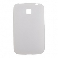 Чехол Drobak Elastic PU для LG Optimus L3 II E425/435 (White Сlear)