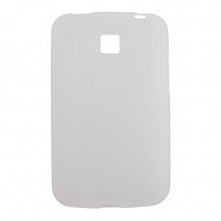Чехол Drobak Elastic PU для LG Optimus L3 II E425/435 (White Сlear)