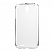 Чехол Drobak Elastic PU для Lenovo S650 (White Clear)