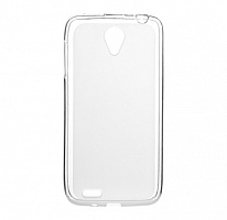 Чехол Drobak Elastic PU для Lenovo S650 (White Clear)