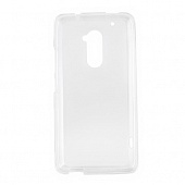 Чехол Drobak Elastic PU для HTC One Max (White Clear)