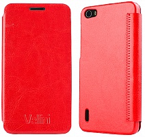 Чехол Vellini Book Style для Huawei Honor 6 (Red)