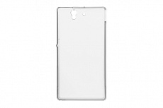 Чехол Drobak Elastic PU для Sony Xperia Z (White Clear)