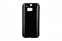 Чехол Drobak Elastic PU для HTC One M8 Dual Sim (Black)