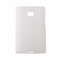 Чехол Drobak Elastic PU для LG Optimus L3 E405 (White)