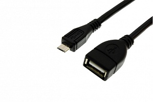 Кабель Drobak USB OTG 2.0 AF–Micro USB Тип B 0,5м