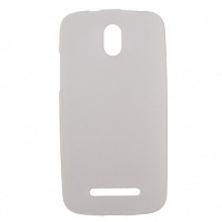 Чехол Drobak Elastic PU для HTC Desire 500 (White Clear)