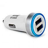 Автомобильное зарядное устройство Drobak Power Dual USB (White)