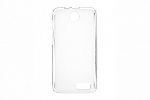 Чехол Drobak Elastic PU для Lenovo A526 (White Clear)