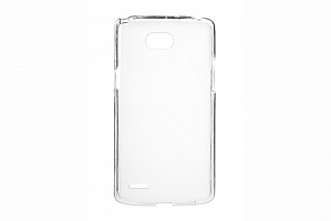 Чехол Drobak Elastic PU для LG L80 Dual D380 (White Clear)