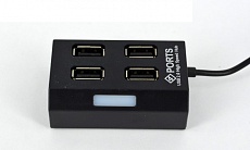 USB-хаб Drobak USB-4 (Black)