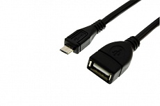 Кабель Drobak USB OTG 2.0 AF–Micro USB Тип B 0,1м