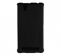 Чехол Vellini Lux-flip для Sony Xperia T2 (Black)