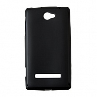 Чехол Drobak Elastic PU для HTC-8S (Black)