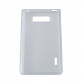 Чехол Drobak Elastic PU для LG Optimus L7 P705 (White)