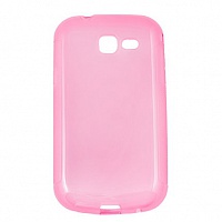 Чехол Drobak Elastic PU для Samsung Galaxy Trend S7390 (Pink Clear)