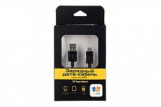 Универсальный Data/Charge кабель Drobak AM-Micro USB 1,0м Black