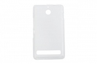 Чехол Drobak Elastic PU для Sony Xperia E1 Dual D2105 (White Clear)