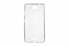 Чехол Drobak Elastic PU для Lenovo S856 (White Clear)