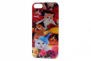Чехол Drobak 3D для Apple iPhone 5 "Котята"
