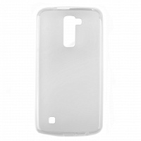 Накладка Drobak Elastic PU для LG K10 LTE K430DS/LG K10 K410 (White Clear)