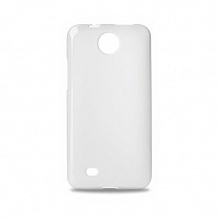 Чехол Drobak Elastic PU для HTC Desire 300 (White)