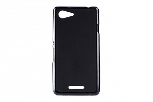 Чехол Drobak Elastic PU для Sony Xperia E3 Dual D2212 (Black)