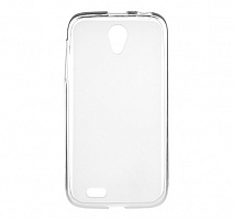 Чехол Drobak Elastic PU для Lenovo A859 (White Clear)