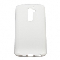 Чехол Drobak Elastic PU для LG Optimus G2 (White)