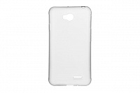 Чехол Drobak Elastic PU для LG L70 Dual D325 (White Clear)