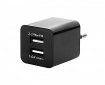 Универсальное зарядное устройство Drobak Dual USB - 220В (Black)