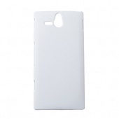 Чехол Drobak Shaggy Hard для Sony Xperia U ST25i (White)
