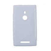 Чехол Drobak Elastic PU для Nokia Lumia 925 (White)