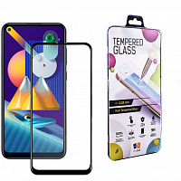 Защитное стекло-пленка Drobak Ceramics для Samsung Galaxy M11 (Black) (121234)