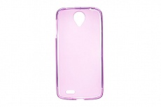 Чехол Drobak Elastic PU для Lenovo S820 (Pink Clear)