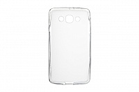 Чехол Drobak Elastic PU для LG L60 Dual X135 (White Clear)