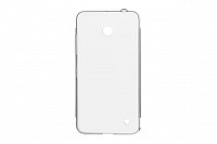 Чехол Drobak Elastic PU для Nokia Lumia 630 Quad Core Dual Sim (White Clear)