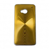 Чехол Drobak Aluminium Panel для HTC One 801e (M7) (Gold)