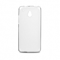 Чехол Drobak Elastic PU для HTC One Mini (White Clear)